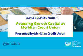 Virtual: Accessing Growth Capital at Meridian Credit Union