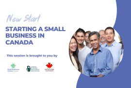 SOLD OUT! IN-PERSON: Starting A Small Business in Canada